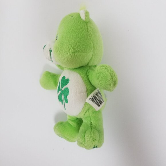 2003 Good Luck Shamrock Care Bears Play Along small mini plush stuffed animal - Picture 4 of 14